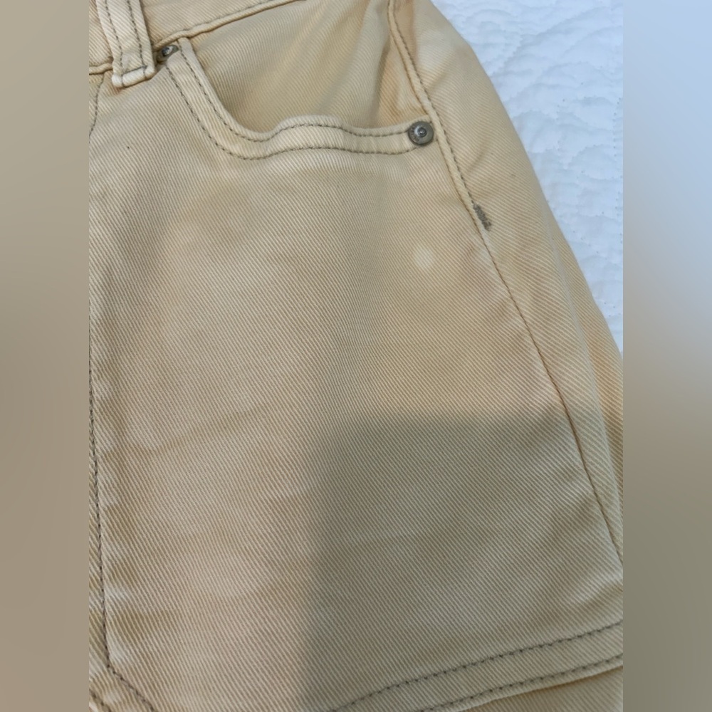 DL1961 Hepburn Wide Leg Jeans Yellow pants - Picture 7 of 11